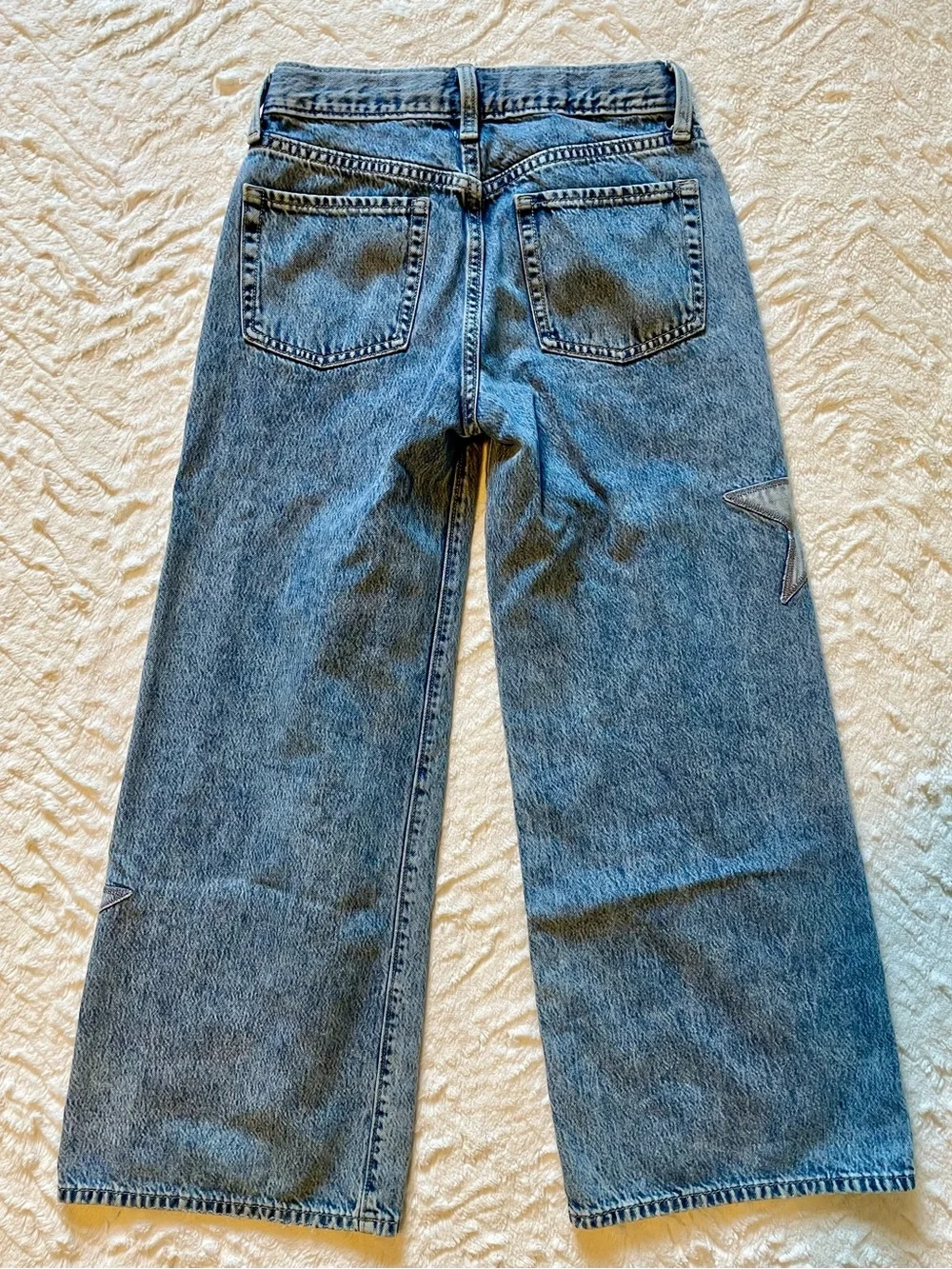 Girls Light Blue Denim Jeans - 3pair bundle